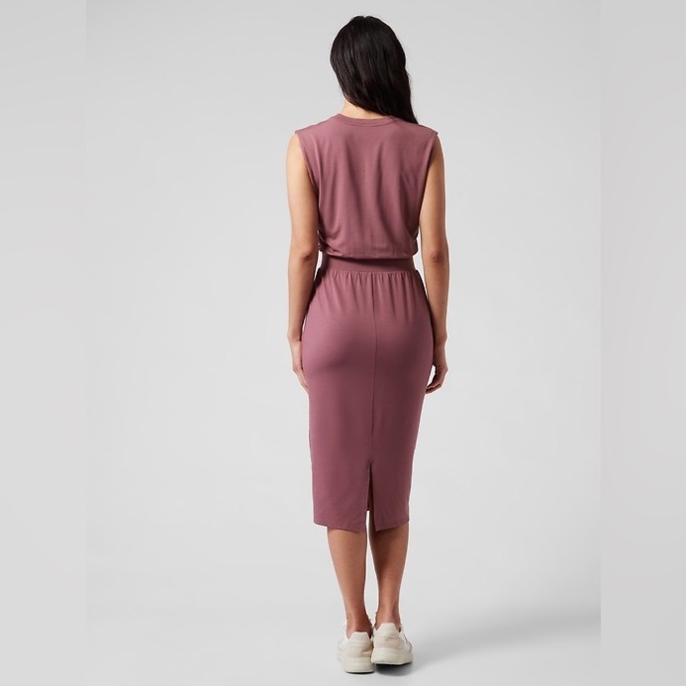 Athleta Santorini Cinch Dress Size Medium NWOT - Picture 4 of 13